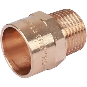 Муфта пайка переходная 22мм x ½"н Sanha 4243g 142432212 Муфта пайка переходная 22мм x ½"н Sanha 4243g 142432212, 1