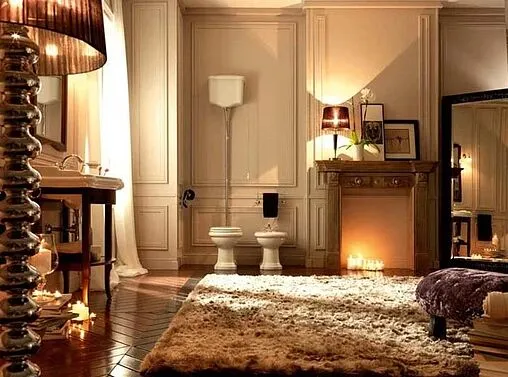 Унитаз с высоким бачком Kerasan Retro белый 101001+108001+