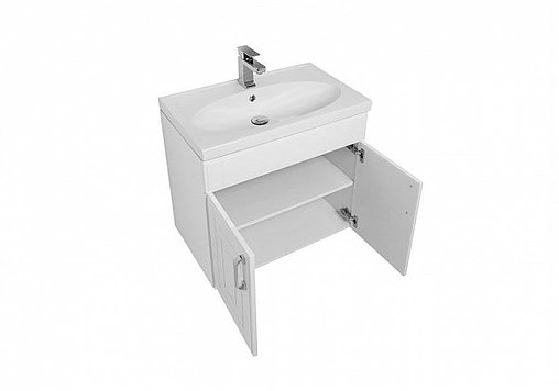 Тумба под умывальник Aquanet Рондо 70 белый 00189153