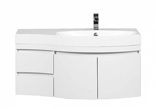 Тумба под умывальник подвесная Aquanet Опера 115 R белый 00169654