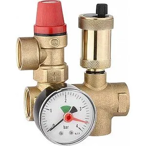 Группа безопасности расширительного бака до 50 кВт 1&quot; 3 бар TIM JH1026-3, 3