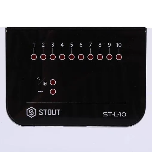 Проводной контроллер 10 зон НЗ 230В Stout L-10 STE-0101-010000