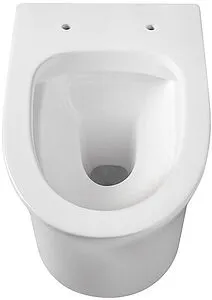 Унитаз подвесной безободковый Aquatek Ника белый AQ2009-00, 3