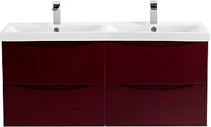 Тумба-умывальник подвесная BelBagno MARINO-CER 120 Bordo Lucido MARINO-CER-1200-4C-SO-2-BRDL-P+BB-0325-120-2-LVB Тумба-умывальник подвесная BelBagno MARINO-CER 120 Bordo Lucido MARINO-CER-1200-4C-SO-2-BRDL-P+BB-0325-120-2-LVB, 1