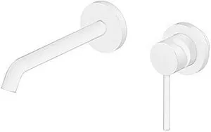 Смеситель для раковины из стены Gattoni Circle Two белый матовый 9137/91BO, 1