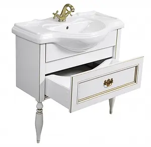 Тумба-умывальник напольная Roca America 85 дуб молочный ZRU9302960+327206000, 4