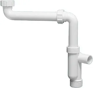 Сифон трубный для раковины Mc Alpine белый MRCAT32-HC, 1