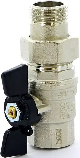 Кран шаровый с американкой ¾"в x ¾"н Bugatti Oregon 03220032 Кран шаровый с американкой ¾"в x ¾"н Bugatti Oregon 03220032