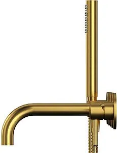 Смеситель для ванны скрытого монтажа WHITECROSS Y brushed gold золото брашированное Y1240GLB Смеситель для ванны скрытого монтажа WHITECROSS Y brushed gold золото брашированное Y1240GLB, 3