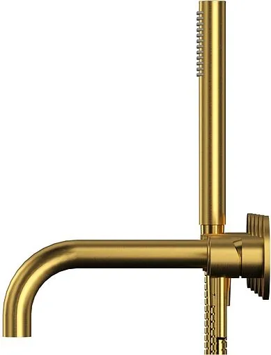 Смеситель для ванны скрытого монтажа WHITECROSS Y brushed gold золото брашированное Y1240GLB Смеситель для ванны скрытого монтажа WHITECROSS Y brushed gold золото брашированное Y1240GLB