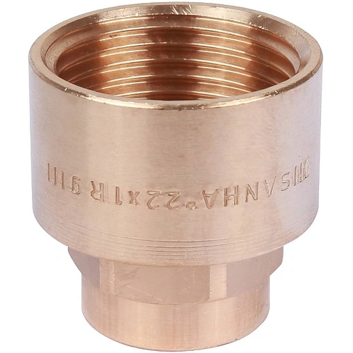 Муфта пайка переходная 22мм x 1"в Sanha 4270g 14270221