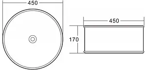 Раковина BelBagno 45 белый BB1383 Раковина BelBagno 45 белый BB1383, 2