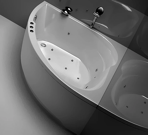 Ванна акриловая Aquanet Bali 150x150 00203906