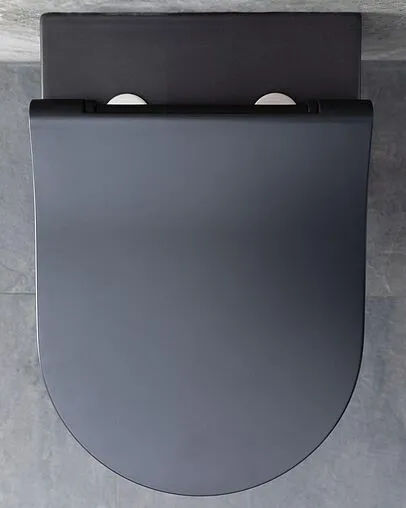 Унитаз подвесной безободковый Allen Brau Priority черный матовый 4.31001.31