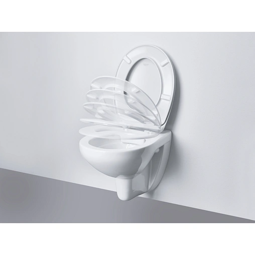 Крышка-сиденье для унитаза с микролифтом Grohe Euro Ceramic белый 39458000 Крышка-сиденье для унитаза с микролифтом Grohe Euro Ceramic белый 39458000