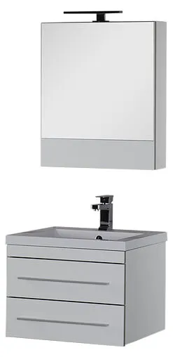 Шкаф-зеркало Aquanet Верона 58 L белый 00175344