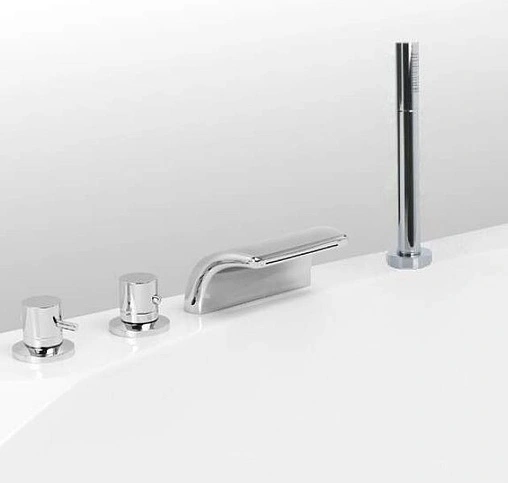 Смеситель на борт ванны на 4 отверстия Vega Onda хром 91А1715125