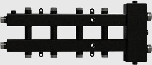 Распределительный коллектор 5 контуров с гидрострелкой 1¼&quot;н x 1&quot;н Север-М5 1925011