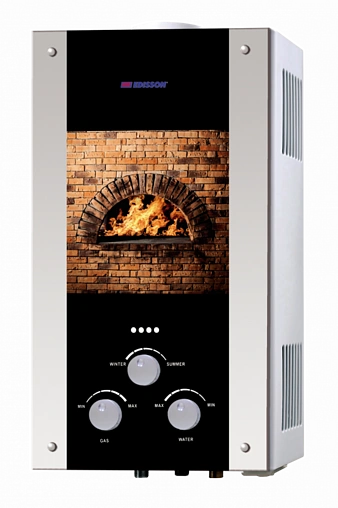 Водонагреватель проточный газовый Edisson Spark S 20 G (Камин) 361402