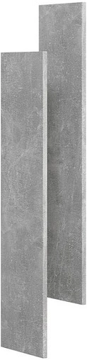 Сменный боковой элемент для шкаф-зеркала Aqwella Mobi бетон светлый MOB0717BS