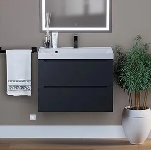 Тумба под умывальник подвесная Uperwood UPD Tanos 70 чёрный 291020231 Тумба под умывальник подвесная Uperwood UPD Tanos 70 чёрный 291020231, 5