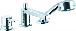 Смеситель на борт ванны на 3 отверстия Kludi Zenta хром 384460575 Смеситель на борт ванны на 3 отверстия Kludi Zenta хром 384460575, 1