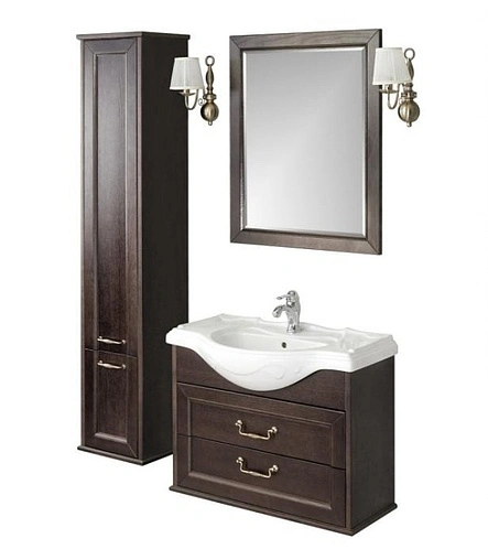 Шкаф-пенал подвесной Roca America 36 R дуб тёмный ZRU9302956