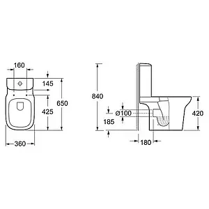 Бачок для унитаза BelBagno Torino белый BB10134T Бачок для унитаза BelBagno Torino белый BB10134T, 2