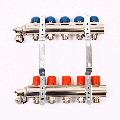 Группа коллекторная без расходомеров 5 отводов 1&quot;в/в x ¾&quot;ек Uni-fitt 441E4305