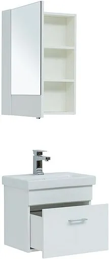 Тумба-умывальник Aquanet Нота 50 (Moduo Slim) белый 00246955+S-UM-MOD50SL/1