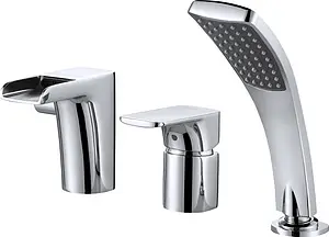 Смеситель на борт ванны на 3 отверстия D&K Berlin Freie хром DA1434201 Смеситель на борт ванны на 3 отверстия D&K Berlin Freie хром DA1434201, 1