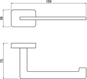 Держатель туалетной бумаги Aquatek Либра хром AQ4308CR, 2