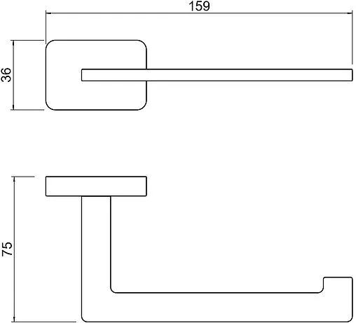Держатель туалетной бумаги Aquatek Либра хром AQ4308CR