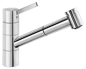 Смеситель для кухни с выдвижным изливом Blanco Tivo-s хром 517648 Смеситель для кухни с выдвижным изливом Blanco Tivo-s хром 517648, 1