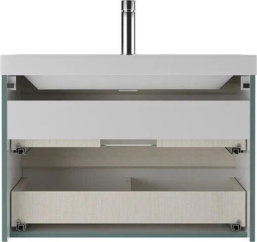 Тумба под умывальник подвесная Домино Classica 80 олива DD2506T