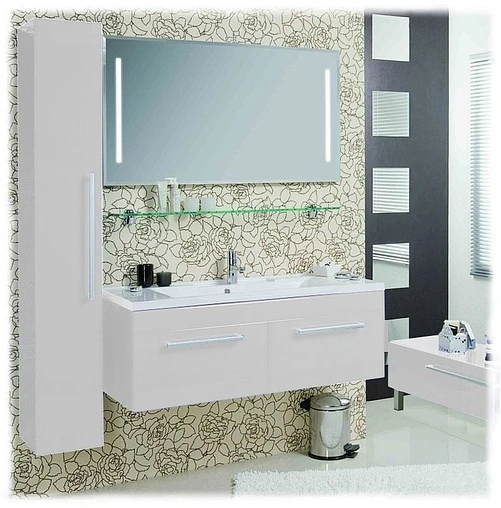 Тумба-умывальник подвесная Aquaton Мадрид 120 M белый 1A1703K2MA010