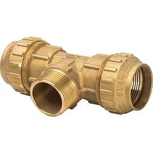 Тройник компрессионный переходной 63мм x 2"н x 63мм Tiemme 3400090 Тройник компрессионный переходной 63мм x 2"н x 63мм Tiemme 3400090, 1