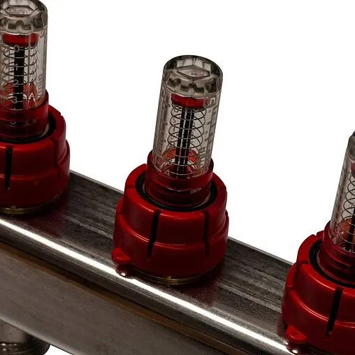 Группа коллекторная с расходомерами 11 отводов 1&quot;в/в x ¾&quot;ек Stout SMS-0927-000011