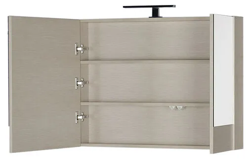 Шкаф-зеркало Aquanet Нота 90 L светлый дуб 00158858 Шкаф-зеркало Aquanet Нота 90 L светлый дуб 00158858