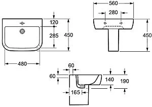 Полупьедестал Allen Brau Infinity белый 4.21009.20, 2
