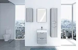 Шкаф-зеркало Aquaton Сильва 50 дуб фьорд 1A215502SIW6L, 3