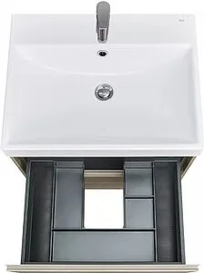 Тумба под умывальник подвесная Roca Ona 60 вяз тёмный A857613511 Тумба под умывальник подвесная Roca Ona 60 вяз тёмный A857613511, 3