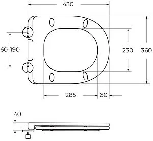 Унитаз-компакт безободковый BelBagno Flay-R белый BB2149CPR/SC+BB2149T, 3