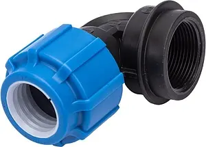 Уголок компрессионный переходной 40мм x 1&quot;в ТПК-Аква 50024001, 1