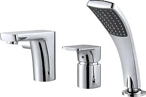 Смеситель на борт ванны на 3 отверстия D&K Berlin Freie хром DA1434901 Смеситель на борт ванны на 3 отверстия D&K Berlin Freie хром DA1434901, 1