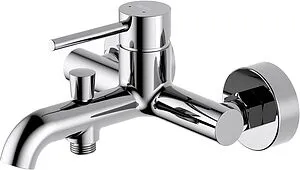 Смеситель для ванны Aquatek Европа хром AQ1340CR Смеситель для ванны Aquatek Европа хром AQ1340CR, 1