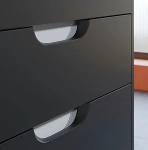 Тумба-умывальник подвесная Uperwood UPD Modul 65 чёрный матовый 393020549 Тумба-умывальник подвесная Uperwood UPD Modul 65 чёрный матовый 393020549, 4
