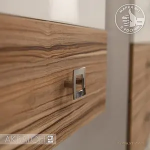 Тумба-умывальник напольная Aquaton Стамбул 105 белый/эбони тёмный 1A1273K0ST560 Тумба-умывальник напольная Aquaton Стамбул 105 белый/эбони тёмный 1A1273K0ST560, 4