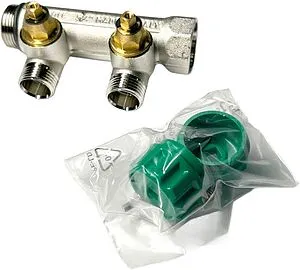 Коллектор регулирующий проходной 2 отвода ¾"в/н x ½"к Uni-fitt 410N3220 Коллектор регулирующий проходной 2 отвода ¾"в/н x ½"к Uni-fitt 410N3220, 4