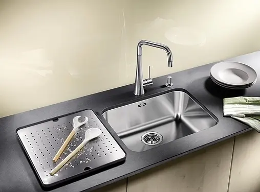 Поддон с перфорированной вставкой Blanco нержавеющая сталь 513485